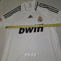 Adidas 2008-2009 Real Madrid Home Jersey NWT men's medium soccer football
