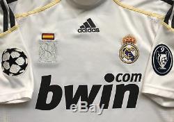 Adidas 2009/10 Real Madrid Cristiano Ronaldo UCL Jersey S CR9 kit shirt juventus