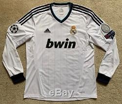 Adidas 2012/13 Real Madrid Cristiano Ronaldo Long Sleeve Jersey L portugal shirt