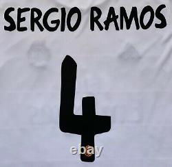 Adidas 2013/14 Real Madrid Sergio Ramos Long Sleeve Jersey L shirt kit psg spain