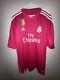 Adidas 2014 Real Madrid XL Away Blank Jersey 2015 Pink La Liga Shirt Football 14