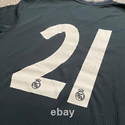 Adidas 2018 19 Real Madrid Match Worn Player Spec issued away Size 6 #21