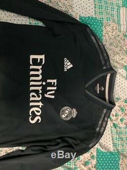 Adidas 2018-2019 Real Madrid Away Authentic Jersey- Navy Size M