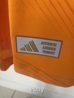 Adidas 2024/2025 Real Madrid Authentic Away Soccer Jersey. Orange Size L
