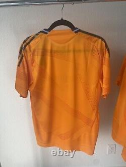 Adidas 2024/2025 Real Madrid Authentic Away Soccer Jersey. Orange Size L
