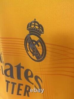 Adidas 2024/2025 Real Madrid Authentic Away Soccer Jersey. Orange Size L