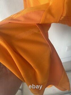 Adidas 2024/2025 Real Madrid Authentic Away Soccer Jersey. Orange Size L