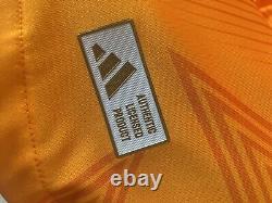 Adidas 2024/2025 Real Madrid Authentic Away Soccer Jersey. Orange Size XL