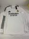 Adidas 2024/25 REAL MADRID CF Authentic WHITE Jersey-MEN'S Size 3XL Long Sleeve
