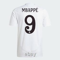 Adidas 24/25 Real Madrid Home Authentic Jersey #9 Mbappe Size Large JX1303