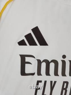 Adidas Adult Real Madrid Kylian Mbappé 2025 Home Long Sleeve Jersey Men's Large