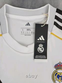 Adidas Adult Real Madrid Kylian Mbappé 2025 Home Long Sleeve Jersey Men's Large