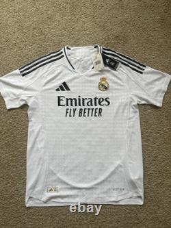 Adidas Authentic Home Soccer Shirt Vini Jr Real Madrid Jersey 2024/2025 Large