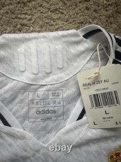 Adidas Authentic Home Soccer Shirt Vini Jr Real Madrid Jersey 2024/2025 Large