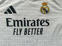 Adidas Authentic Home Soccer Shirt Vini Jr Real Madrid Jersey 2024/2025 Large