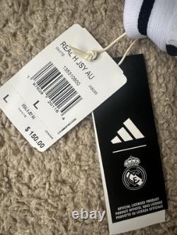 Adidas Authentic Home Soccer Shirt Vini Jr Real Madrid Jersey 2024/2025 Large