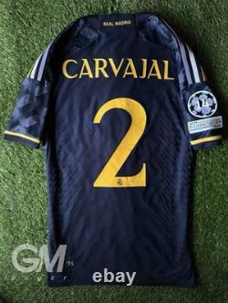 Adidas Authentic Player Shirt Real Madrid 23/24 Away Carvajal Size XL