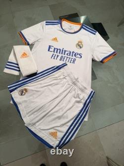 Adidas Authentic Real Madrid Home Jersey Season 21/22 Size S Full Kit Men