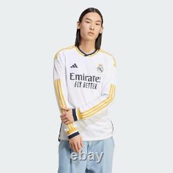 Adidas Bellingham Real Madrid Champions League Long Sleeve Home Jersey 2023/24