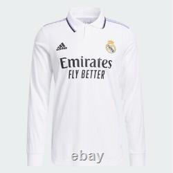 Adidas Benzema Real Madrid Ucl Authentic Match Long Sleeve Home Jersey 2022/23
