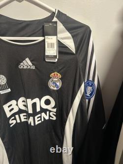 Adidas Black Real Madrid Long Sleeve Jersey Size XL NWT