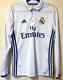 Adidas CR7 Ronaldo Real Madrid 16/17 Size S Long Sleeve Jersey Official Used
