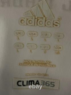 Adidas Christiano Ronaldo Real Madrid 2009-10 Bwin Jersey Men's Size L White #9