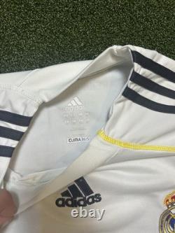 Adidas Christiano Ronaldo Real Madrid 2009-10 Bwin Jersey Men's Size XL White #9
