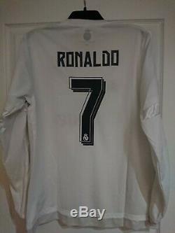 Adidas Cristiano Ronaldo #7 Real Madrid Champions League Final 2016 XL