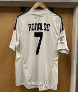 Adidas Cristiano Ronaldo Real Madrid 2009 2010 Home Jersey Large bwin LFP VTG