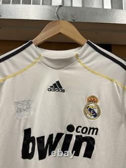 Adidas Cristiano Ronaldo Real Madrid 2009 2010 Home Jersey Large bwin LFP VTG