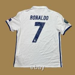 Adidas Cristiano Ronaldo Real Madrid 2016/17 World Champions FIFA Jersey Size M