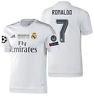 Adidas Cristiano Ronaldo Real Madrid Authentic Final Ucl Match Jersey 2015/16