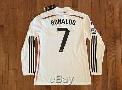 Adidas Cristiano Ronaldo Real Madrid Long Sleeve Home Jersey 14/15 BNWT