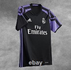 Adidas Cristiano Ronaldo Real Madrid Third Jersey 2016/17 Fifa Patch