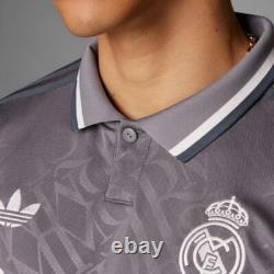 Adidas Endrick #16 Real Madrid 24/25 Third Jersey Mens Sizes Iy1763 Gray Color
