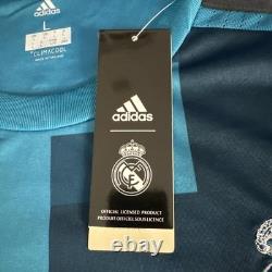 Adidas Fly Emirates Jersey Med Blue Soccer FIFA World Champion 2017 Ronaldo #7