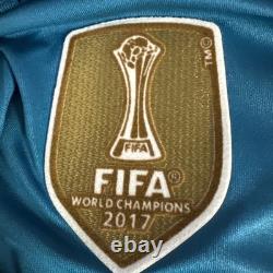 Adidas Fly Emirates Jersey Med Blue Soccer FIFA World Champion 2017 Ronaldo #7