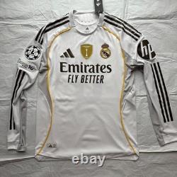 Adidas HEAT. RDY Real Madrid 2025 2026 Home Long Sleeve Champions League Valverde