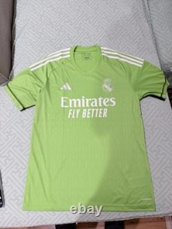 Adidas IA9970 Real Madrid 2023/24 GK Shirt Sz M New With Tag In Original Bag