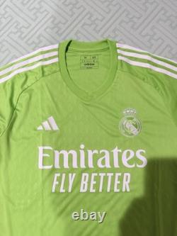 Adidas IA9970 Real Madrid 2023/24 GK Shirt Sz M New With Tag In Original Bag