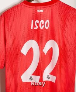 Adidas Isco #22 Real Madrid 18/19 Third Jersey Xlarge Only Dp5445 Red