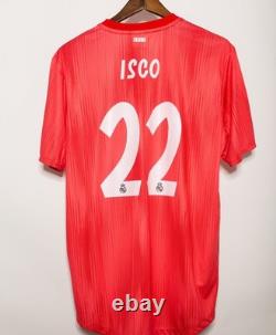 Adidas Isco #22 Real Madrid 18/19 Third Jersey Xlarge Only Dp5445 Red