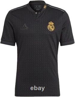 Adidas Men's Soccer Real Madrid 23/24 Lifestyler Third Jersey Medium