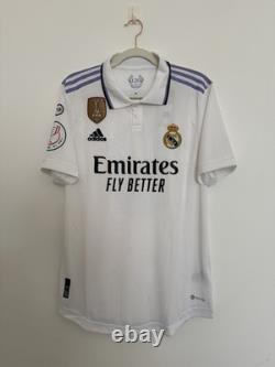 Adidas Mens Real Madrid 22/23 Home Authentic H. RDY Jersey BENZEMA / (Supercup)