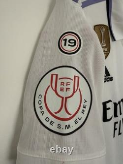 Adidas Mens Real Madrid 22/23 Home Authentic H. RDY Jersey BENZEMA / (Supercup)