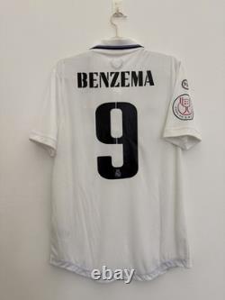 Adidas Mens Real Madrid 22/23 Home Authentic H. RDY Jersey BENZEMA / (Supercup)