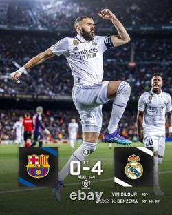 Adidas Mens Real Madrid 22/23 Home Authentic H. RDY Jersey BENZEMA / (Supercup)