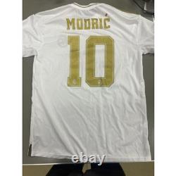 Adidas Modric Real Madrid Uniform 2019/20 Medium Size White Gold Fly Emirates