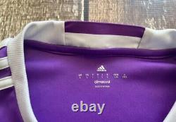 Adidas Original Fc Real Madrid Futbol Soccer Fly Emirates Jersey Purple Mens L